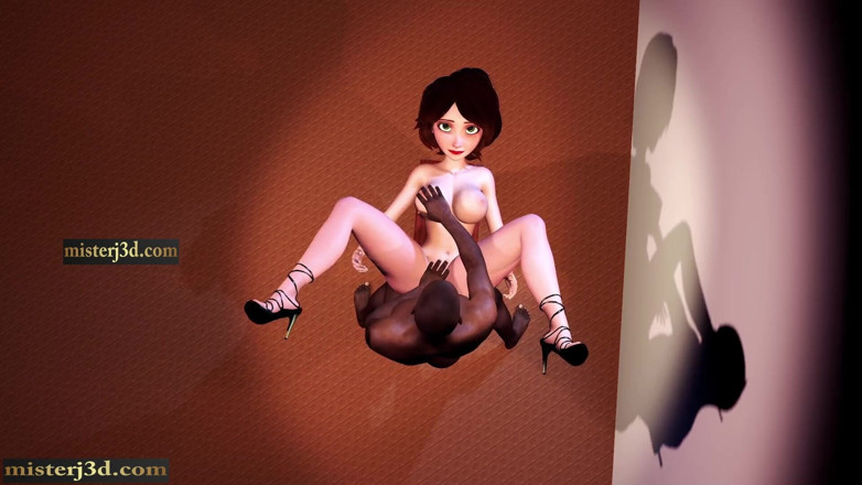 Misterj 3d Studio: Cass Missy Bbc Adventure Cass profite de sa première expérience...