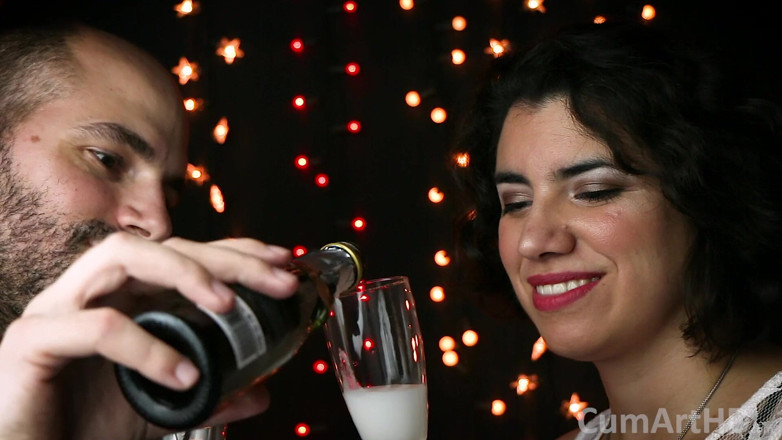 TheArtOfCum: An nou fericit 2019! Spermă &amp; Fizz, Cât de elegant! (ejaculare pe alimente 4)