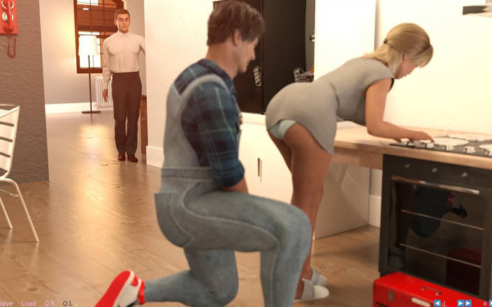 Adultgameplayvideos studio: Flickvän #3 Lucrezia skjuter sin röv i James ansikte
