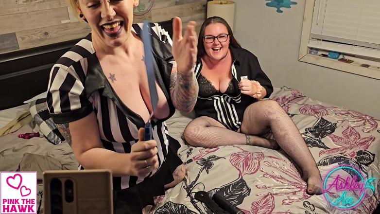 AshleyAce69: Ashley Ace i Pinkthehawk Cam Show