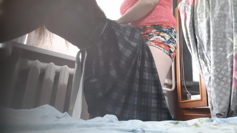 Lesbian-illusion: Je baise la fiancée de mon demi-frère pendant qu’il n’est...