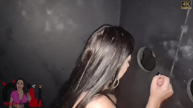 Monica Lima: Cuckold-maken Tar Med Frun Till Gloryhole Och Den Busiga Flickan...