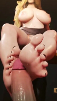 Queen Marika Gives the Tarnished (you) a Footjob - 3D Animation Elden Ring