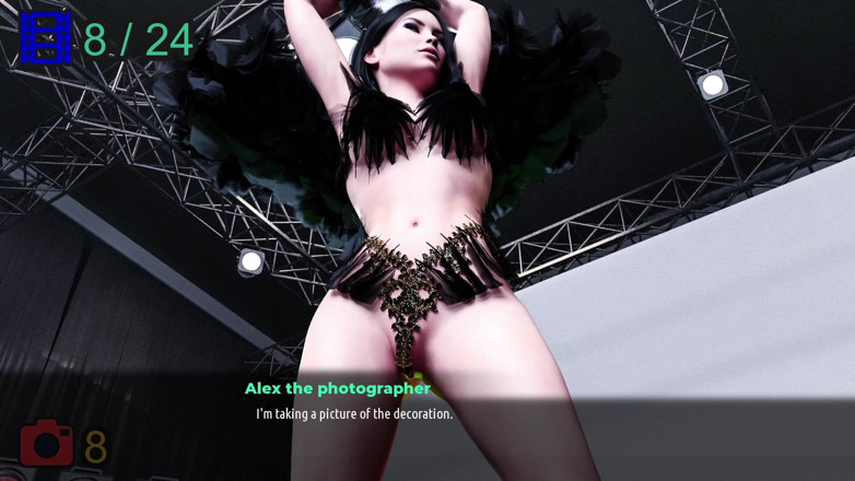 Porngame201: ファッションビジネス - ホットモデルモニカ写真撮影#3 - 3Dゲーム変態