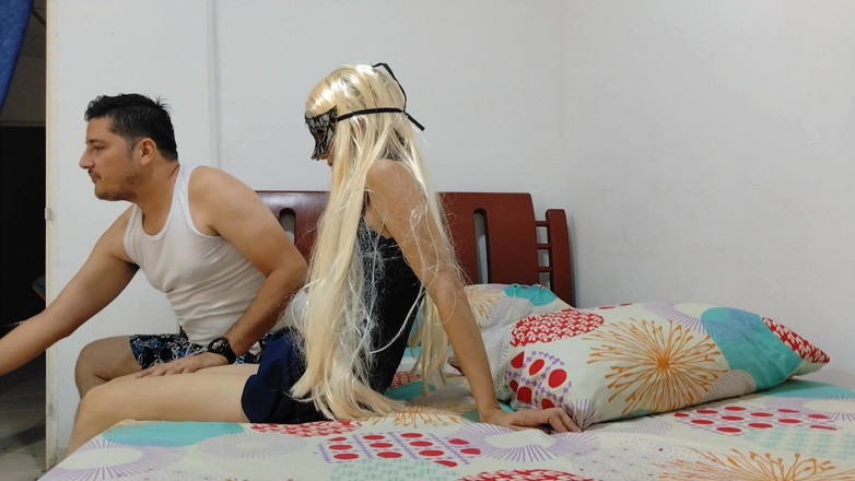 Mr_jhovin: Gemaskerde Slanke Blonde Neukt Met Een Vreemde En Met Oneindig...