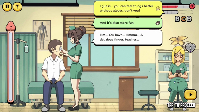 NSFWOtaku: Hentai hra - Problémový student - Lvl 2 Učitel šuká studenty