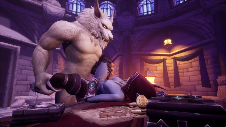 Wraith ward: Kurt adam night elf'i masada sikiyor