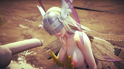 Wraith ward: Angewomon, gorge profonde, pipe : parodie digimon hentai