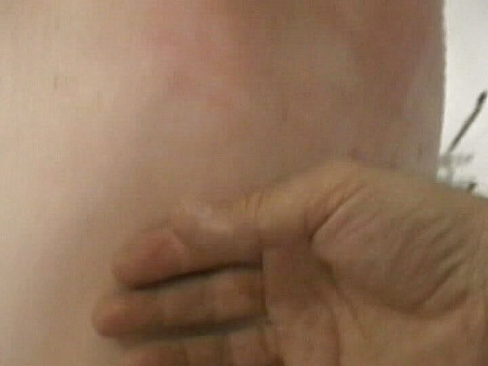 LetsGoDirty Teens: Skinny teen gets whipped on the back while bound