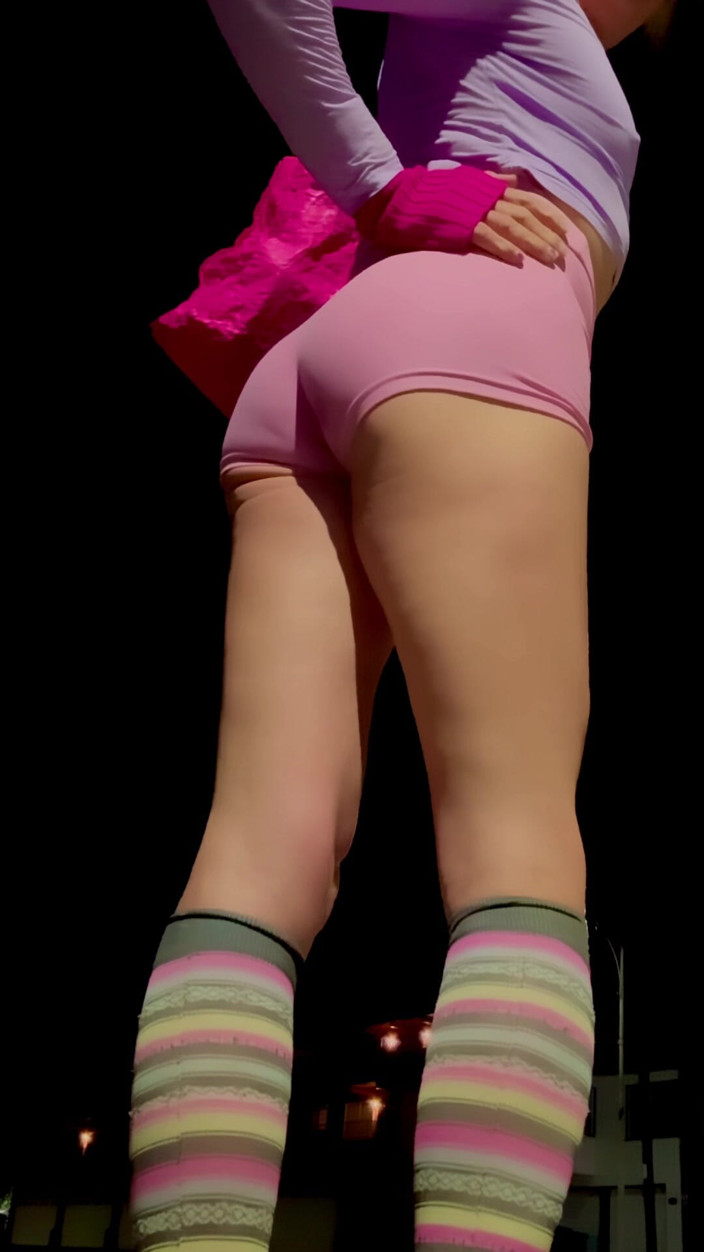 CindieLove: Public Booty Shorts Sissy Tight Fit Cocktease