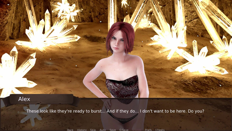 3D Cartoon Porn: Kärlek säsong 9: Alex-Nina Topless Cave Night
