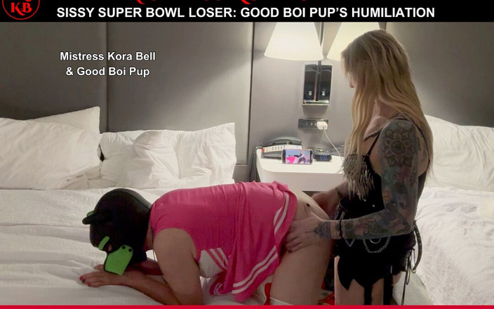 Kora Bell: Sissy Super Bowl Loser : humiliation d’une bonne pup boi
