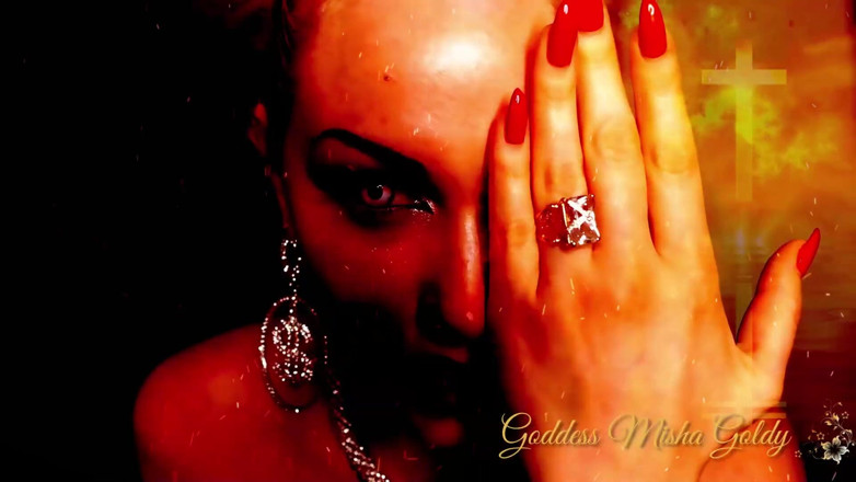 Goddess Misha Goldy: Mesmerizing anti-religious ASMR! Give your soul and your body to...