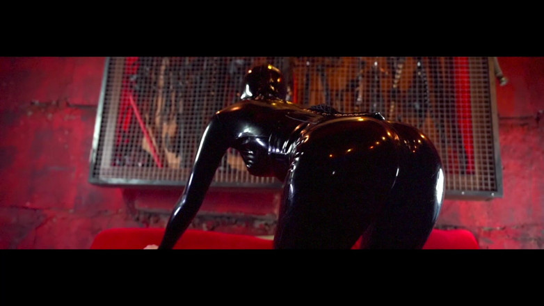 LadyPam: Busty Dominatrix Drenches Bound Slave in Sloppy Golden Shower