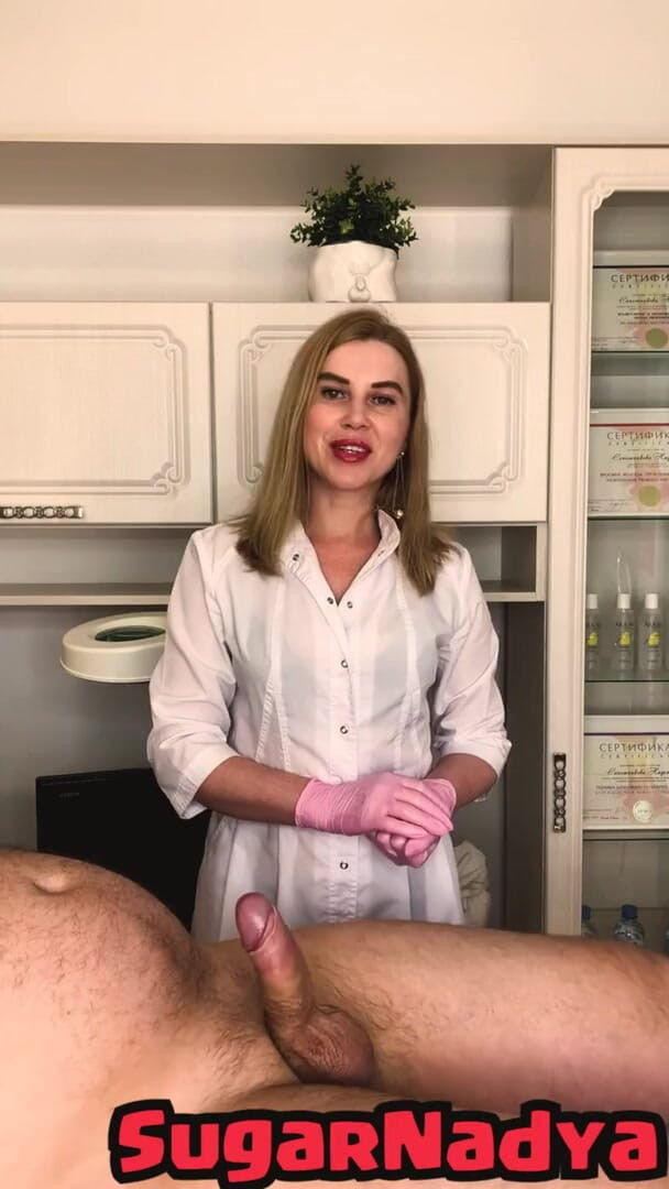 SugarNadya: Професійне тренування з лінгамма масажу на прикладі пеніса