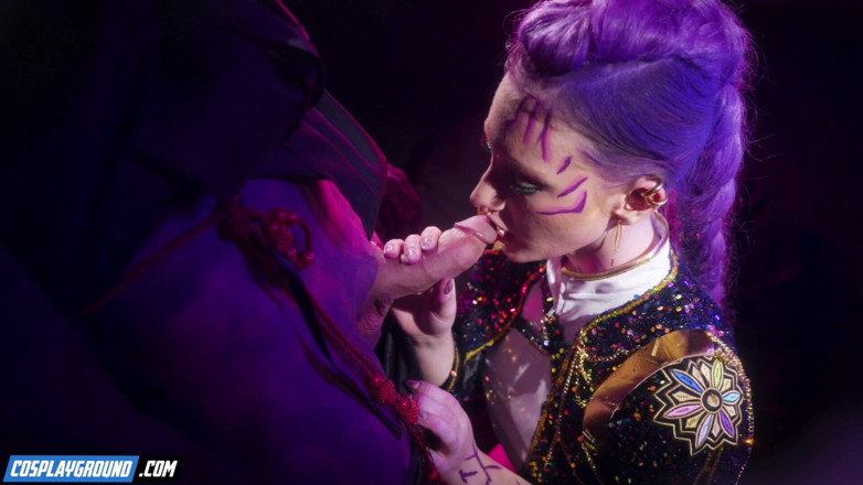 Cosplayground: Melody Marks를 따먹고 보지를 채우는 미스터리 Saja - Kpop 악마 사냥꾼 포르노 코스프레 패러디