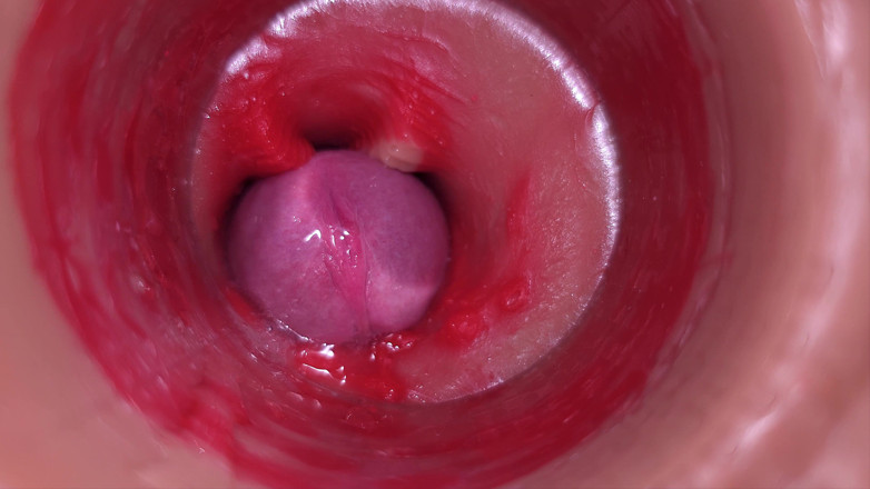Creme sperm: Super éjaculation dans le vagin. Caméra interne excellente. 4K