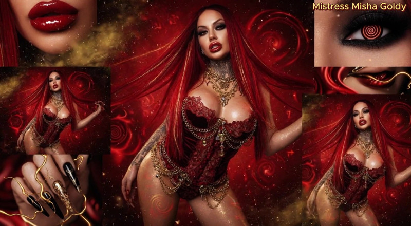 Goddess Misha Goldy: Senti il mio guinzaglio che ti tira