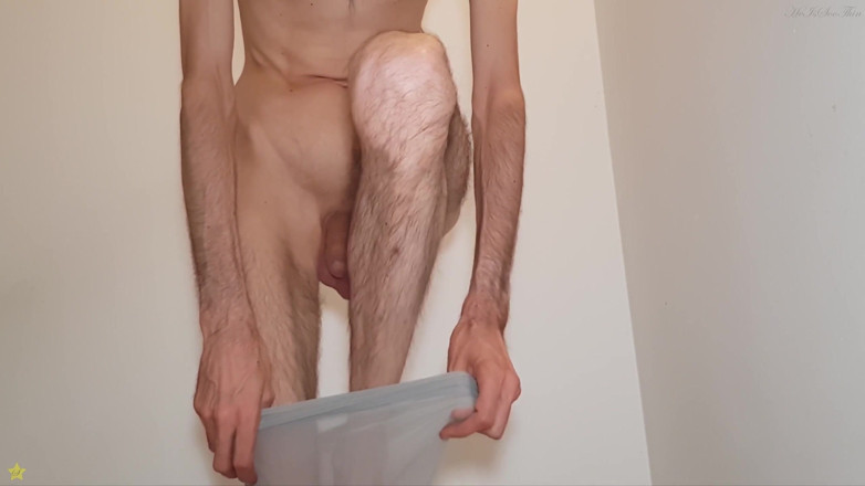 HeIsSooThin: Orgazm w mojej pasiastej sukience z siatki