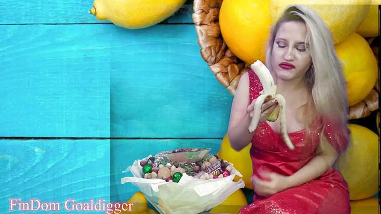 FinDom Goaldigger: Porno de comida en estilo de dominación financiera