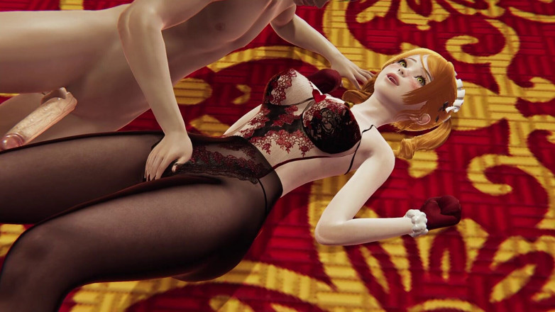 Joas22222: Holiday Bunny Hentai: Cosplay giáng sinh nóng bỏng trong quần...