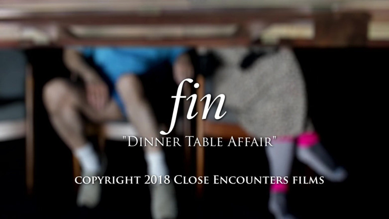 Close Encounter Films: Esstisch affäre am esstisch, still