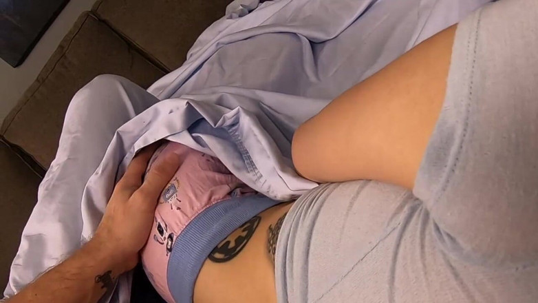 Eros POV - Liberated Eye: Sexy brunette teen spreads her legs for her stepdaddy