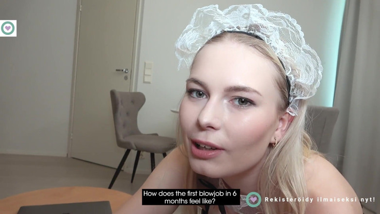 NORDICSEXDATES: フィンランドからのポルノ:男に犯された十代の掃除メイド