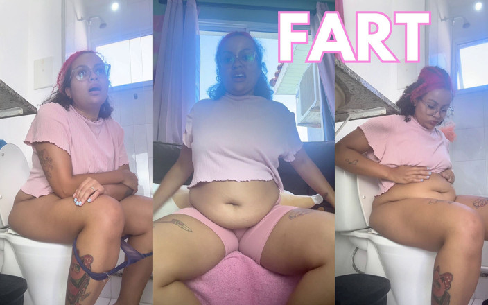 Cutiepiie Chubby: Süte hoşgörüsüz tombul kız yedikten sonra osuruk patlaması şişiyor ve dolduruluyor