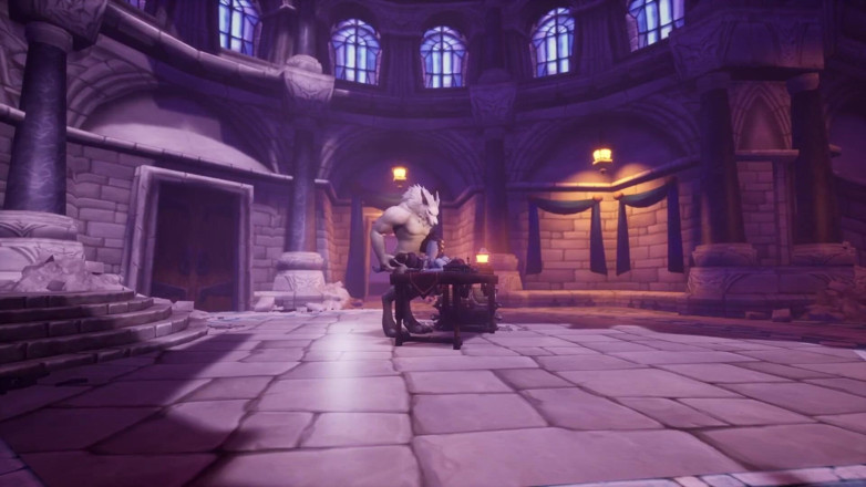 Wraith ward: Vlkodlak šuká Nočního elfa na stole