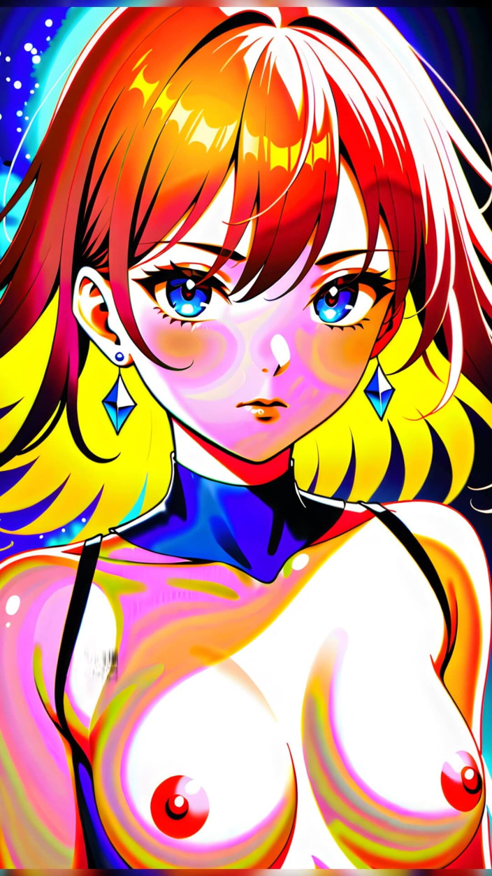 LustRender: Radiant Skystar - tayangan slaid superheroine Ai yang diharapkan