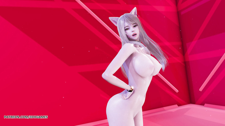 3D-Hentai Games: [MMD] Sistar - Allein Ahri, sexy nackter tanz, liga der legenden...