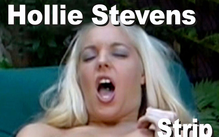 Edge Interactive Publishing: Hollie Stevens мастурбирует стриптиз в розовом