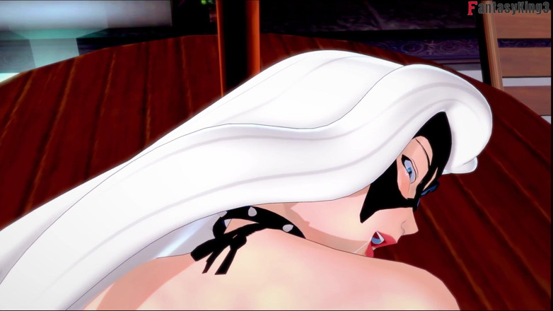 Fantasy king: Felicia Hardy (kucing hitam) seks sudut pandangan pertama - Marvel