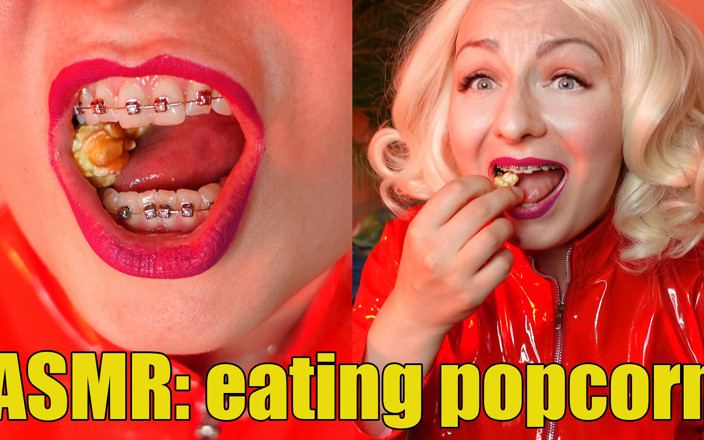 Arya Grander: Jídlo fetiš video ASMR mukbang