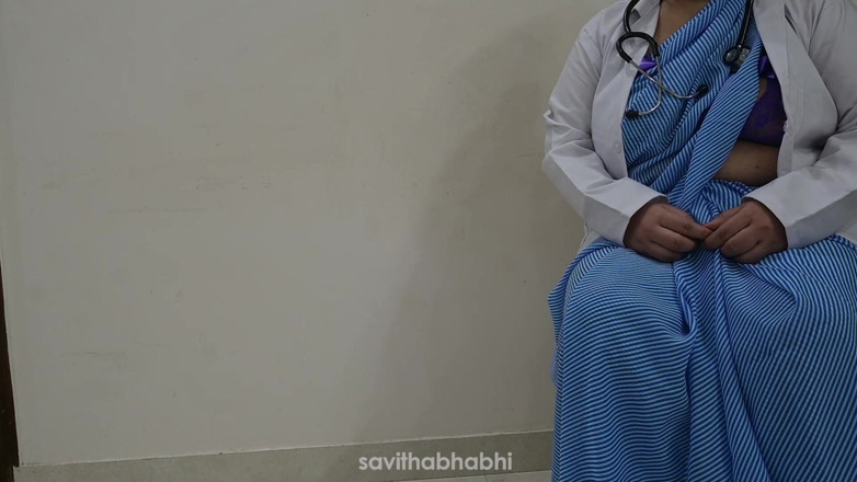 savithabhabhi: Hintli doktor hastanın yarağını kontrol ediyor