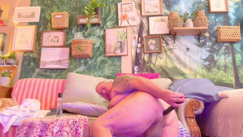 Hand-Free-Daddy-Chub: 14 Minuti... Il Nonno Ha Un Gee Nei Suoi Slip...