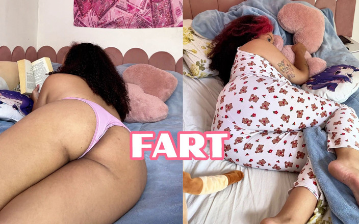 Cutiepiie Chubby: Baculatá bbw bohyně v kalhotkách prdí na posteli a pak...