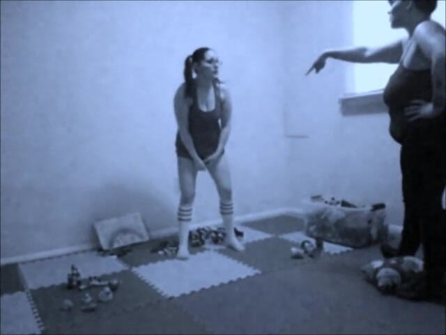 Selfgags classic: Caught on security cam: The punished babysitter!