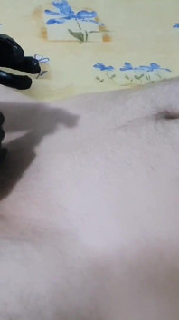 Calda dominazione femminile uretrale sounding cazzo schiavo con enorme dilatatore, CBT, guanti in lattice sega, orgasmo rovinato