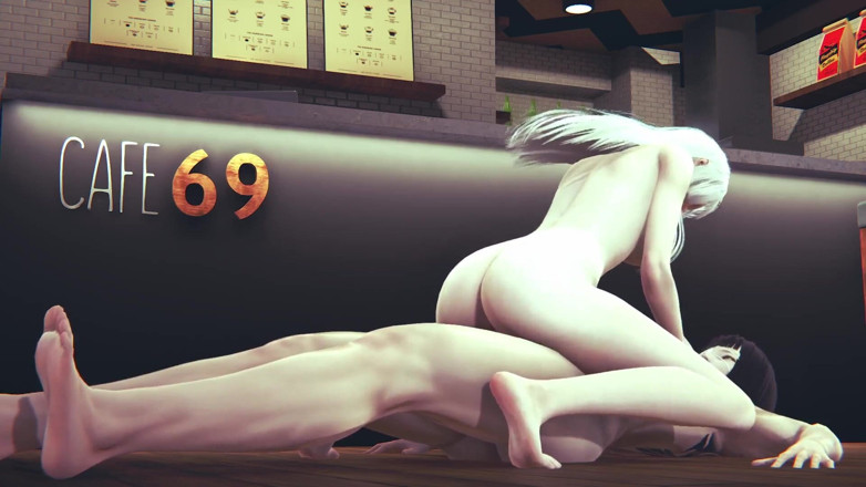 Wraith Futa: Sofia Valmet e Koko Hekmatyar in Cafe 69 | Parodia jormungand Hentai