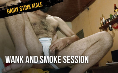 Stink HairyMale: Mastürbasyon dumanı seansı