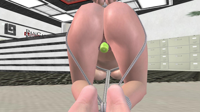 RenderLust: Călărire cu jucărie strălucitoare la birou: fată de desene animate 3D...