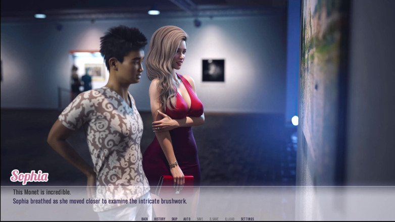Johannes Gaming: Sophia Parker Desires - 1 Noc Muzeum oszalała