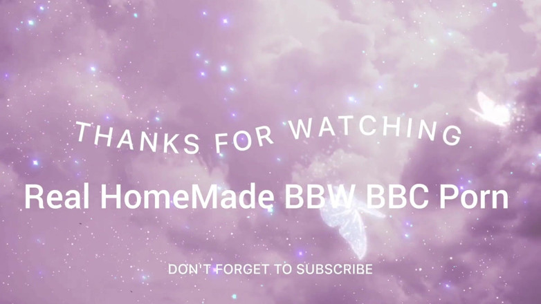 Real homemade BBW BBC porn: SSBBW BBC hardcore hår drar doggy