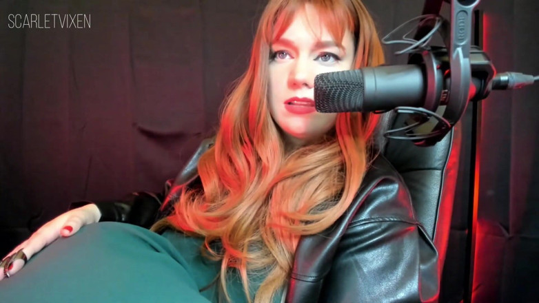 Scarlet Vixen: Ein schlucken weltdominanz Asmr