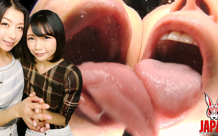 Japan Fetish Fusion: Frénésie de crachats en POV : 2 langues, 1 lentille, tu débordes de...