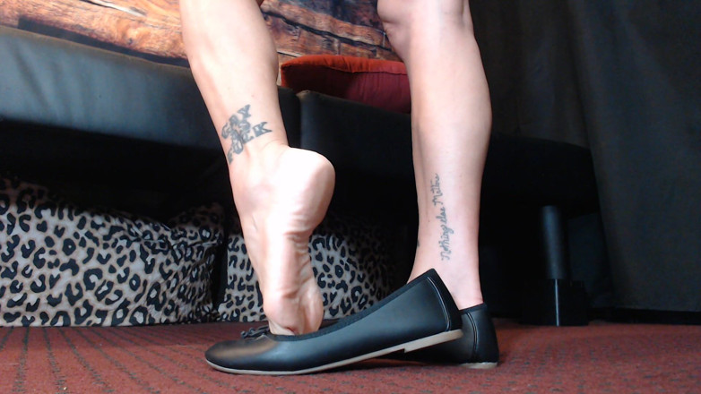 Abby Anna: Ballet flats zapato jugando de puntillas