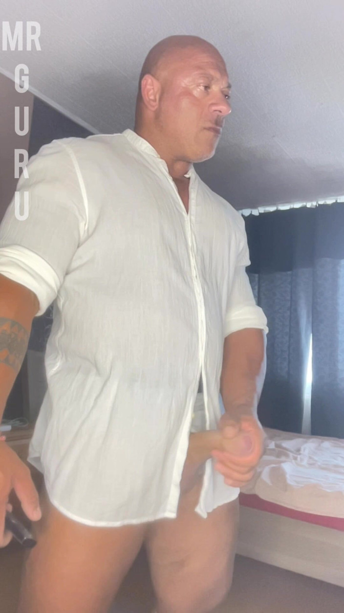 Mr. Guru: Handjob perlahan. Encik Guru Wank
