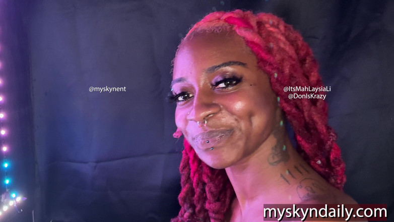 MySkyn Entertainment: Throat Goat Gets a Big Black Dick